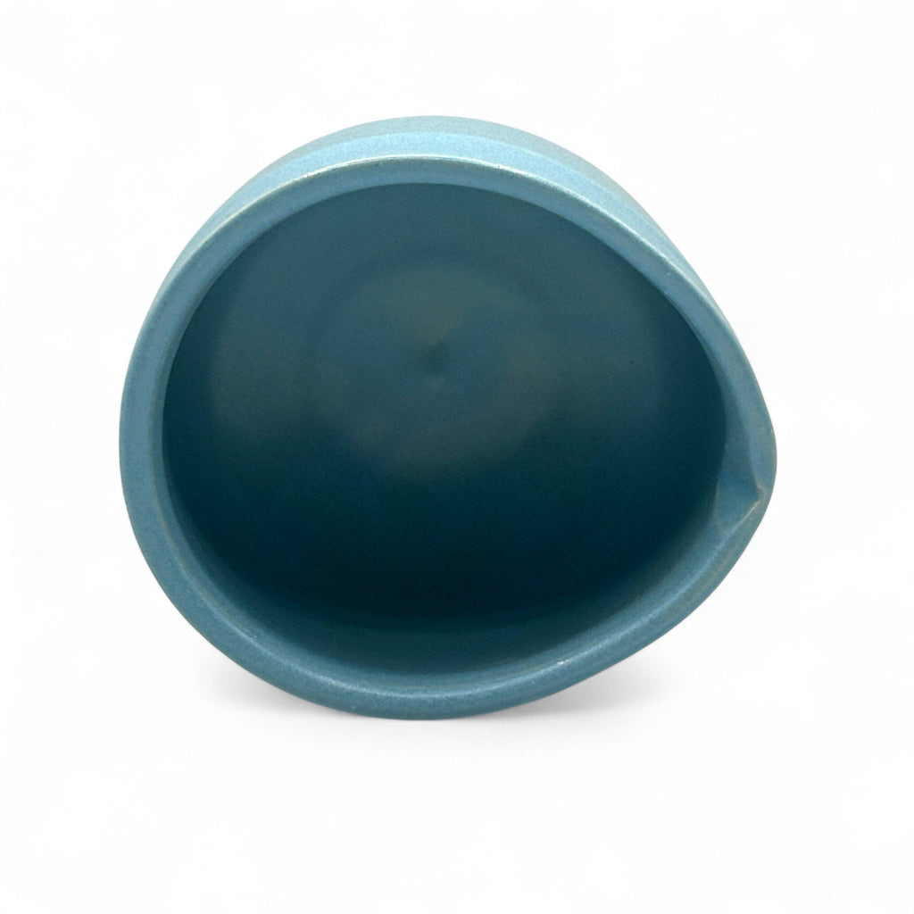 Inoue Sora Sky Blue Large Kataguchi Mino-yaki Chawan - Japanese Matcha Bowl