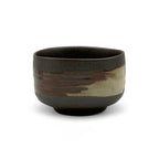 Inoue Shirohake Brown Mino-yaki Chawan - Japanese Matcha Bowl
