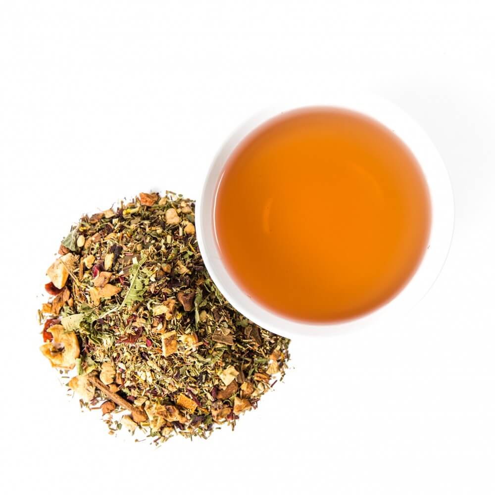 Piper and Leaf Mistletoe Grove Glass Jar of Loose Leaf Tea - 30 Servings