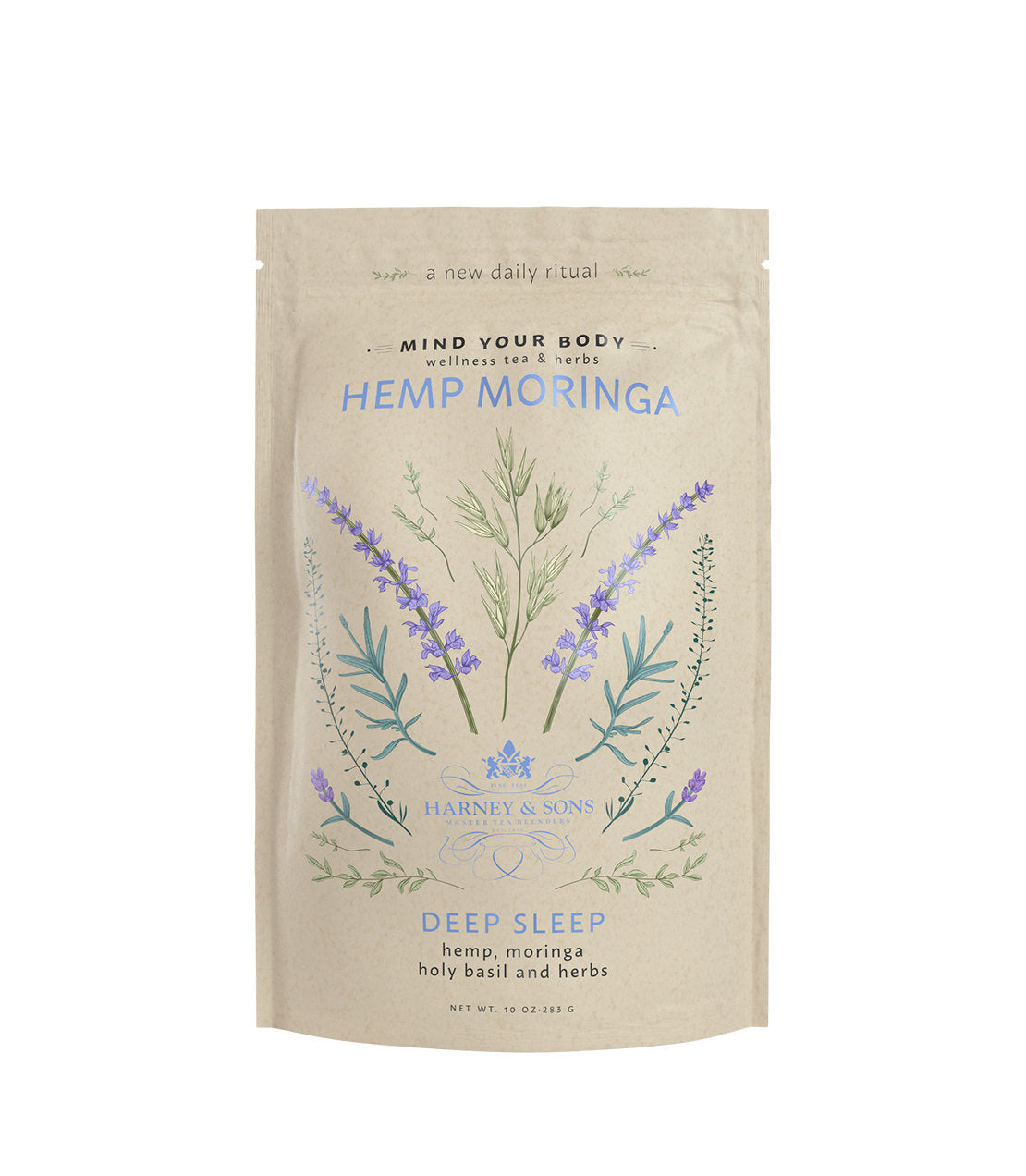 Harney & Sons Hemp Moringa – Deep Sleep Wellness Blend Herbal Tea