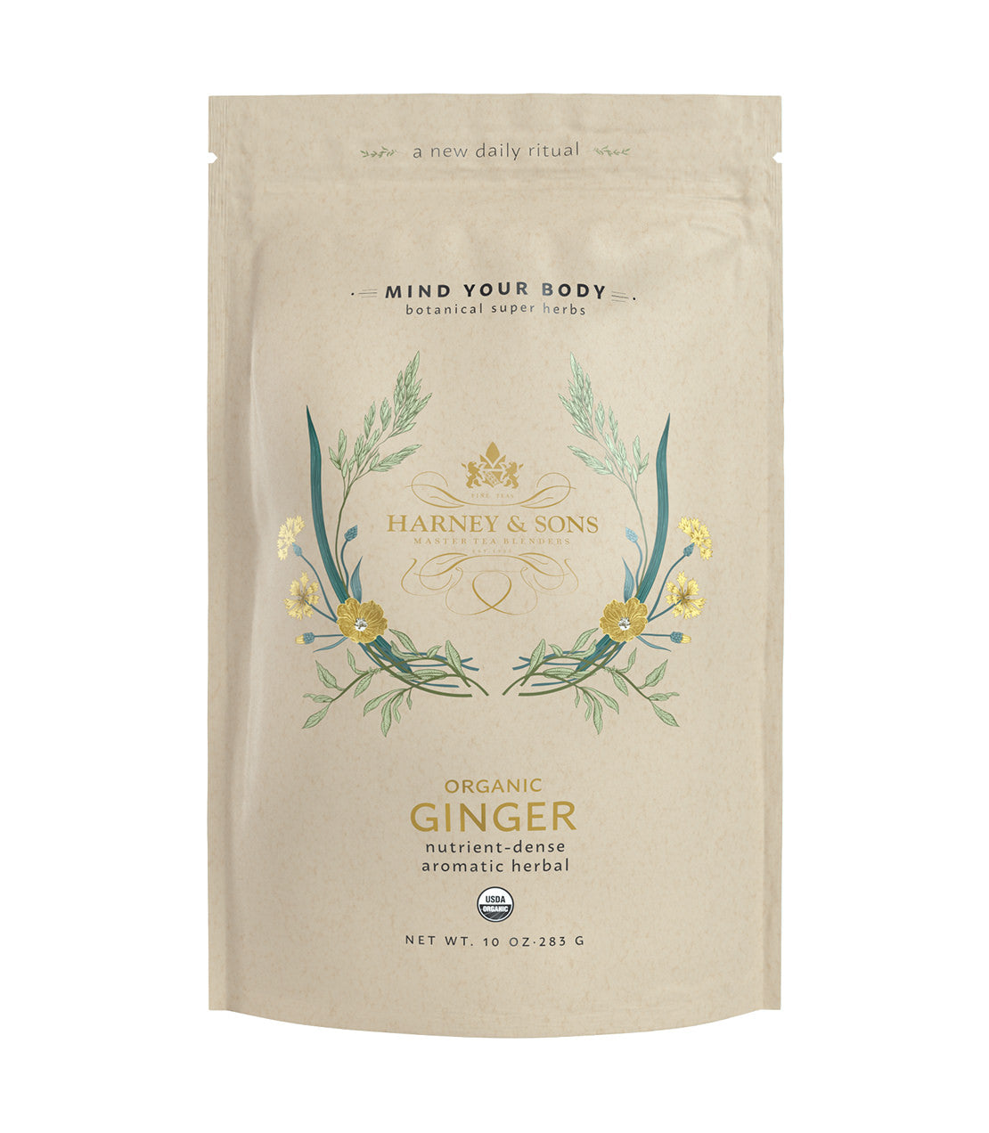 Harney & Sons Organic Ginger Powder Herbal Tea