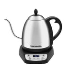 Bonavita Classic 1.0L Gooseneck Precision Temperature Electric Kettle| Tea Brew, 1200 Watt, LED Panel, Stainless Steel