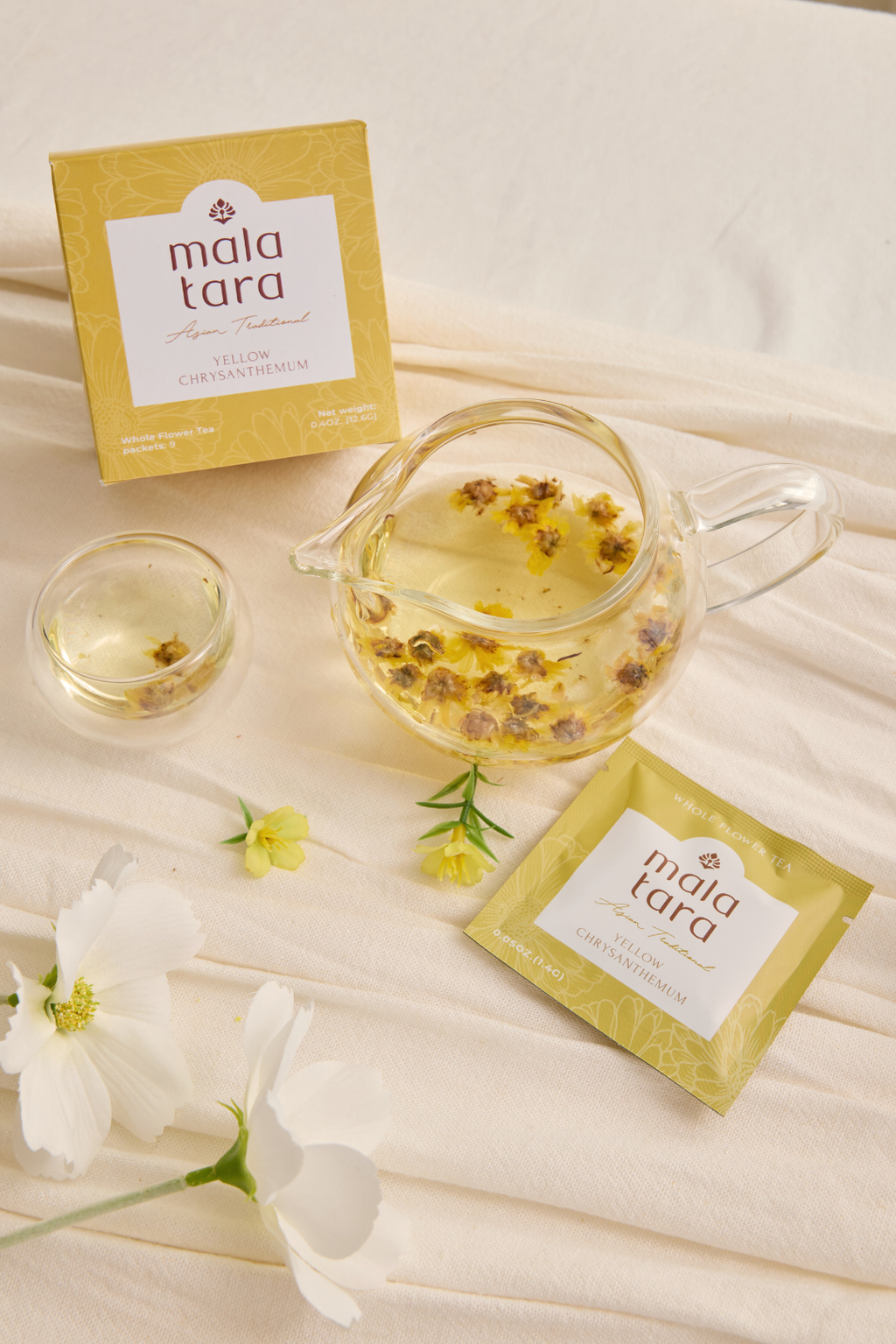 Mala Tara Signature Glow Gift Basket Herbal Tea