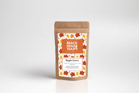 Beach House Maple Grove pouch featuring a design inspired by nature, perfect for beach outings and versatile storage.