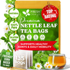 Premium Nettle Leaf Tea Bags, 100% Natural & Pure, Stinging Nettle Leaf Tea, Nettle Leaf Tea, Burn Nettle, Stinging Nettle, Nettle Tea, Stinger Tea, No Sugar/Caffeine & Gluten, Vegan Herbal Tea