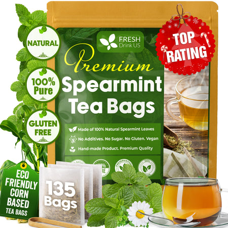 FreshDrinkUS Spearmint Tea Bags