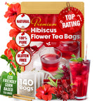 FreshDrinkUS Hibiscus Flower Tea Bags