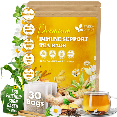 FreshDrinkUS Immune Support Herbal Tea Bags