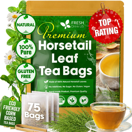 FreshDrinkUS Horsetail Leaf Tea Bags