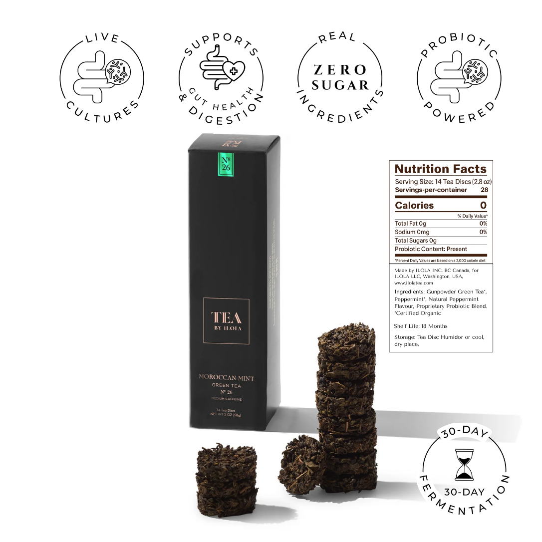 iLOLA Moroccan Mint No. 26 | Loose Leaf Green Tea Disc