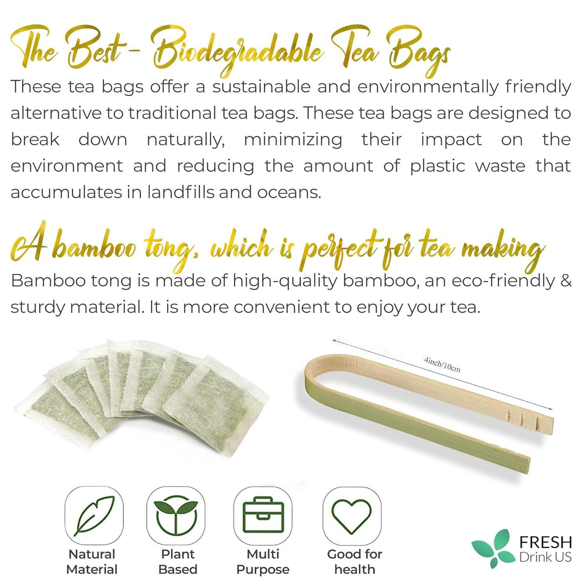 FreshDrinkUS Mullein Leaf Tea Bags