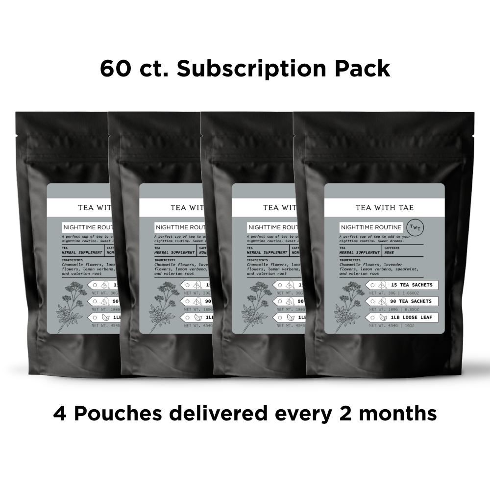 Tea with Tae Nighttime Routine Pouch