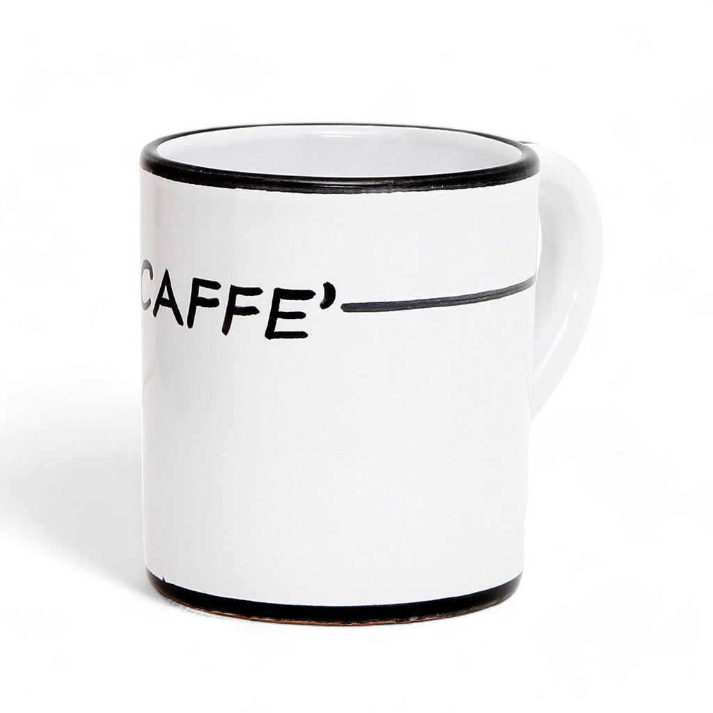 Deruta of Italy Posata Nero: Mug (10 oz.)