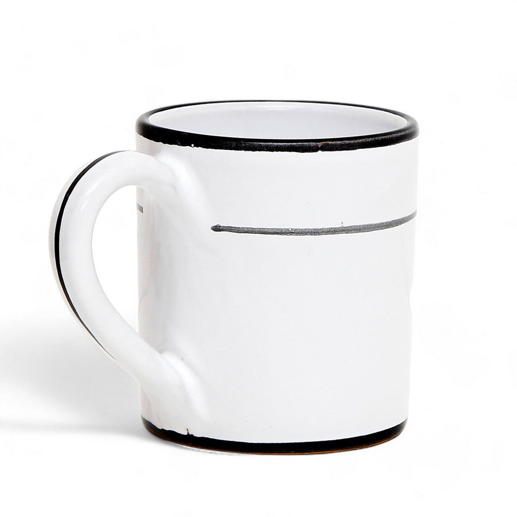 Deruta of Italy Posata Nero: Mug (10 oz.)