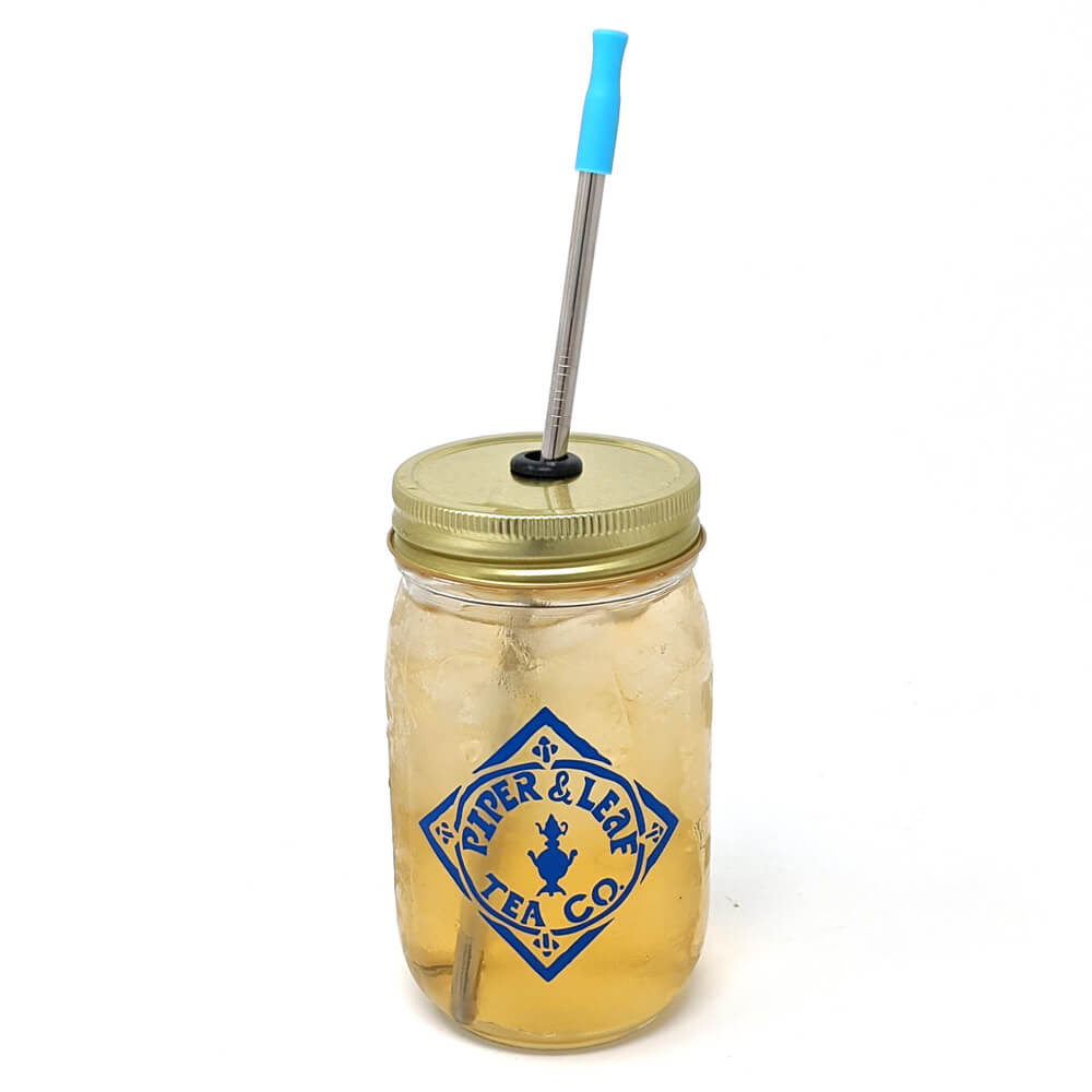Piper and Leaf Stainless Steel Straws - 12 Pack (8.5")