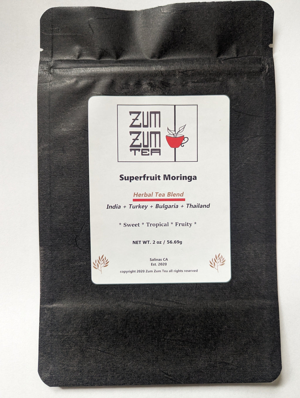 Zum Zum Superfruit Moringa Herbal Tea