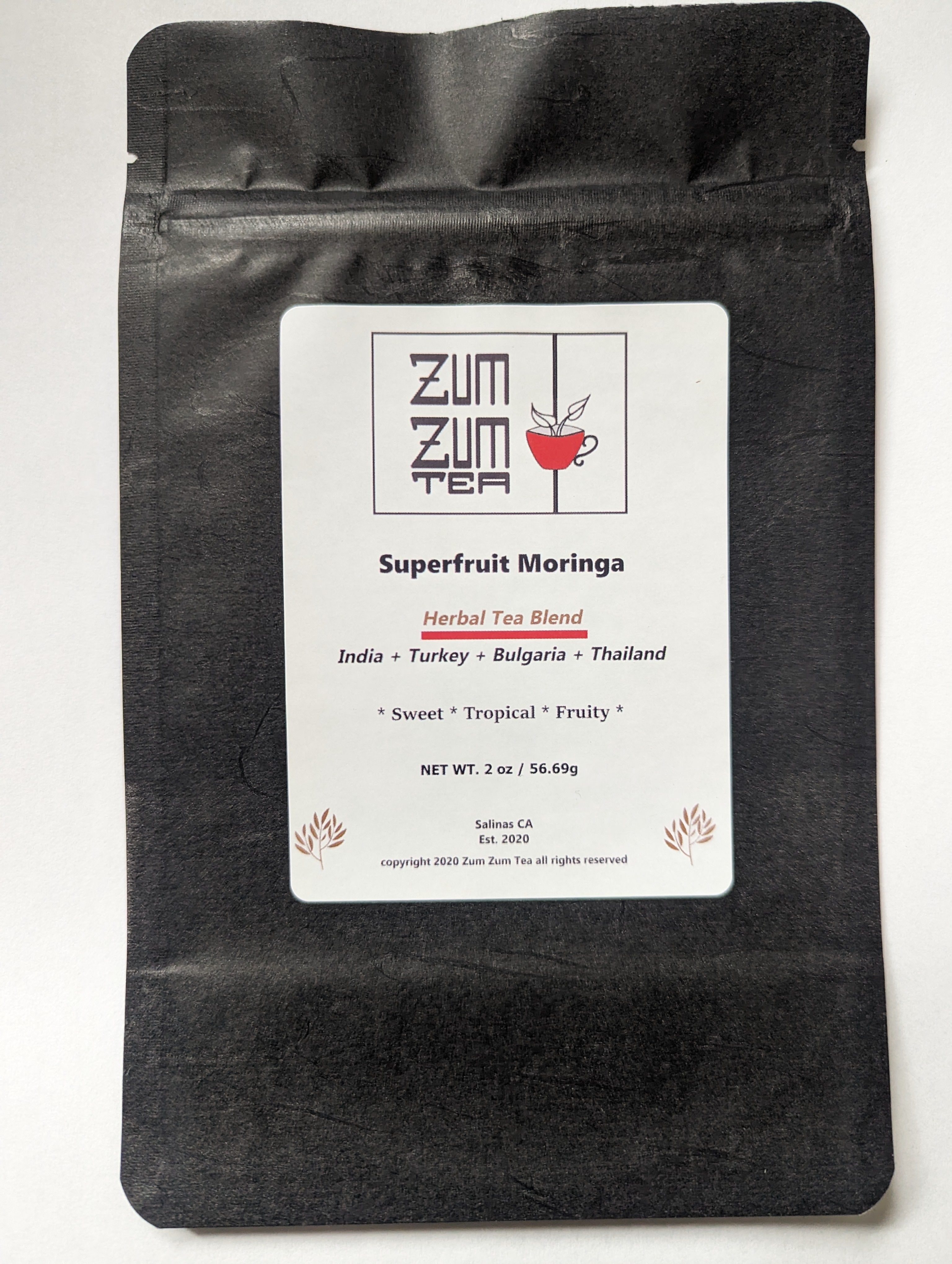 Zum Zum Superfruit Moringa Herbal Tea