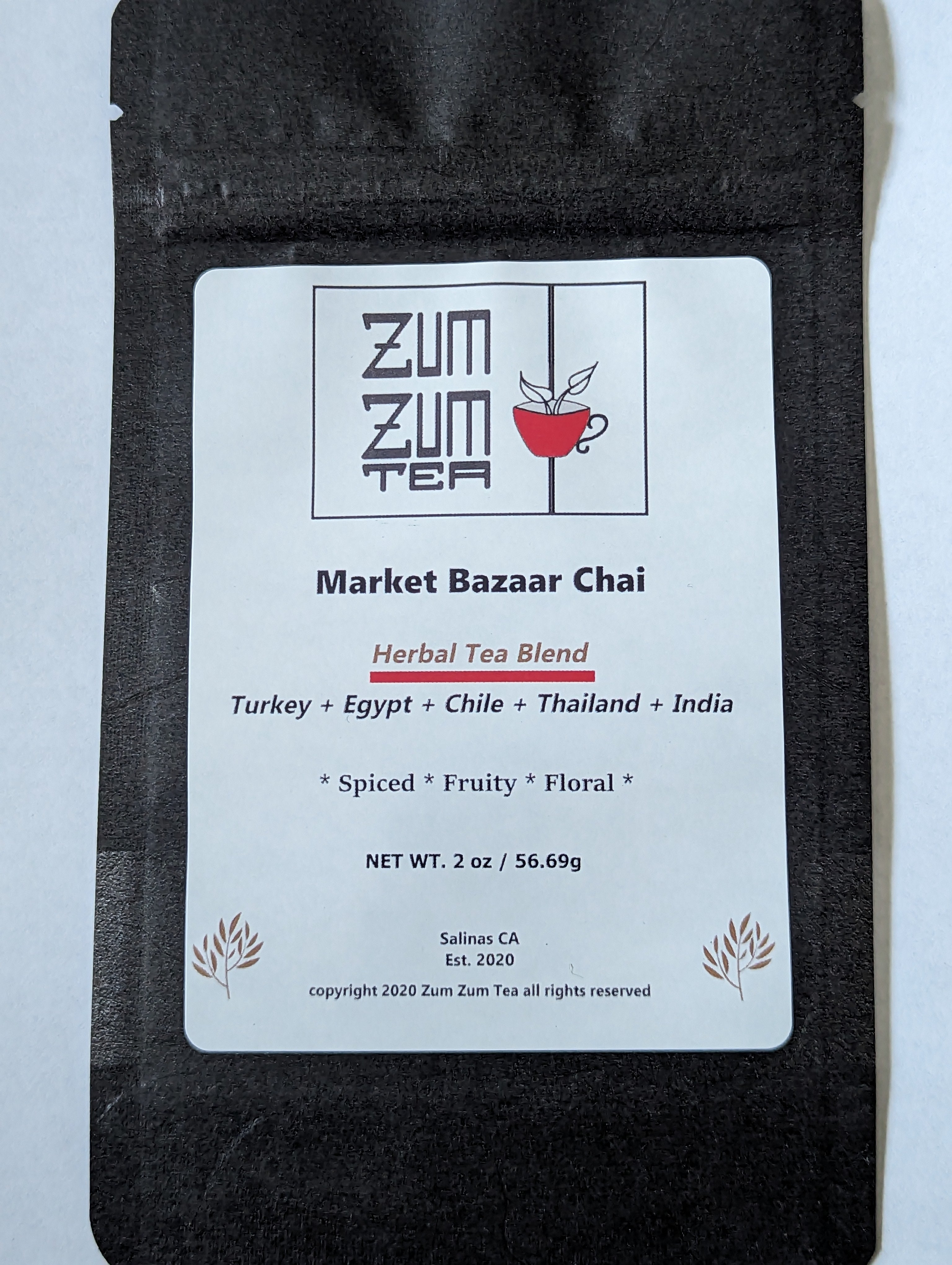 Zum Zum Market Bazaar Chai Tea