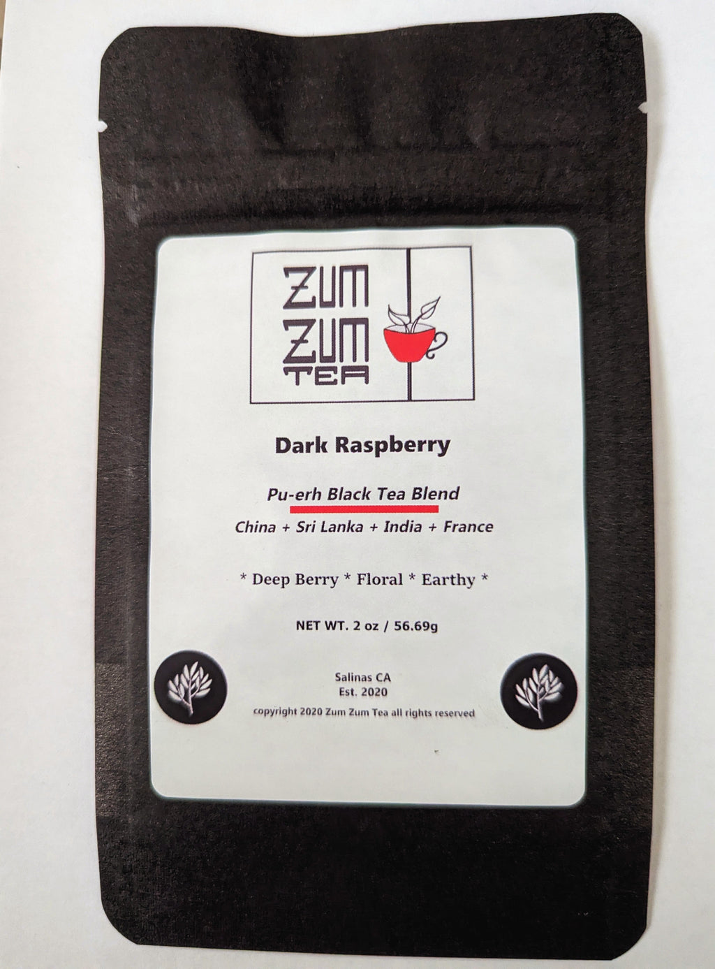 Zum Zum Dark Raspberry Pu-erh Tea