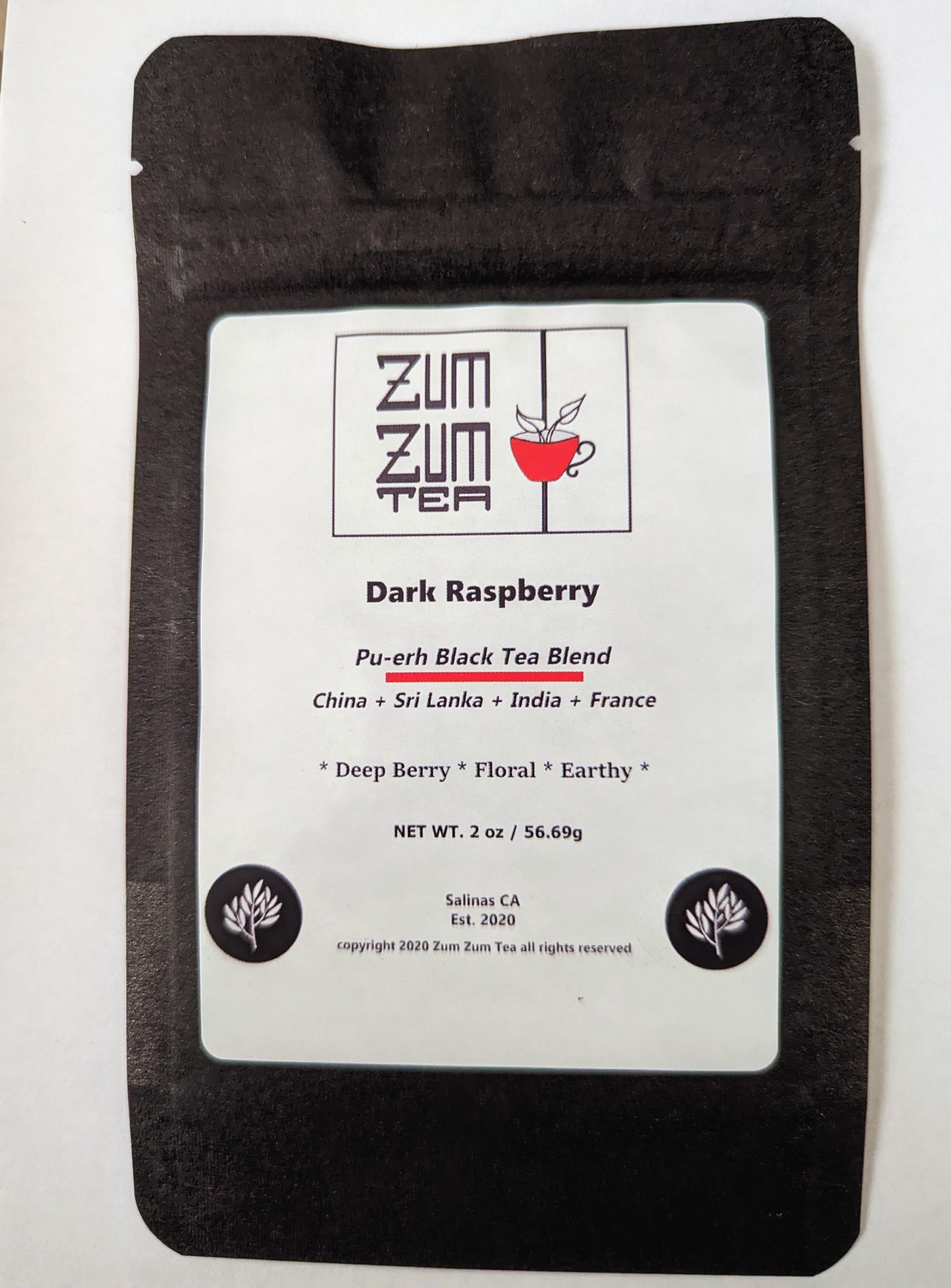 Zum Zum Dark Raspberry Pu-erh Tea