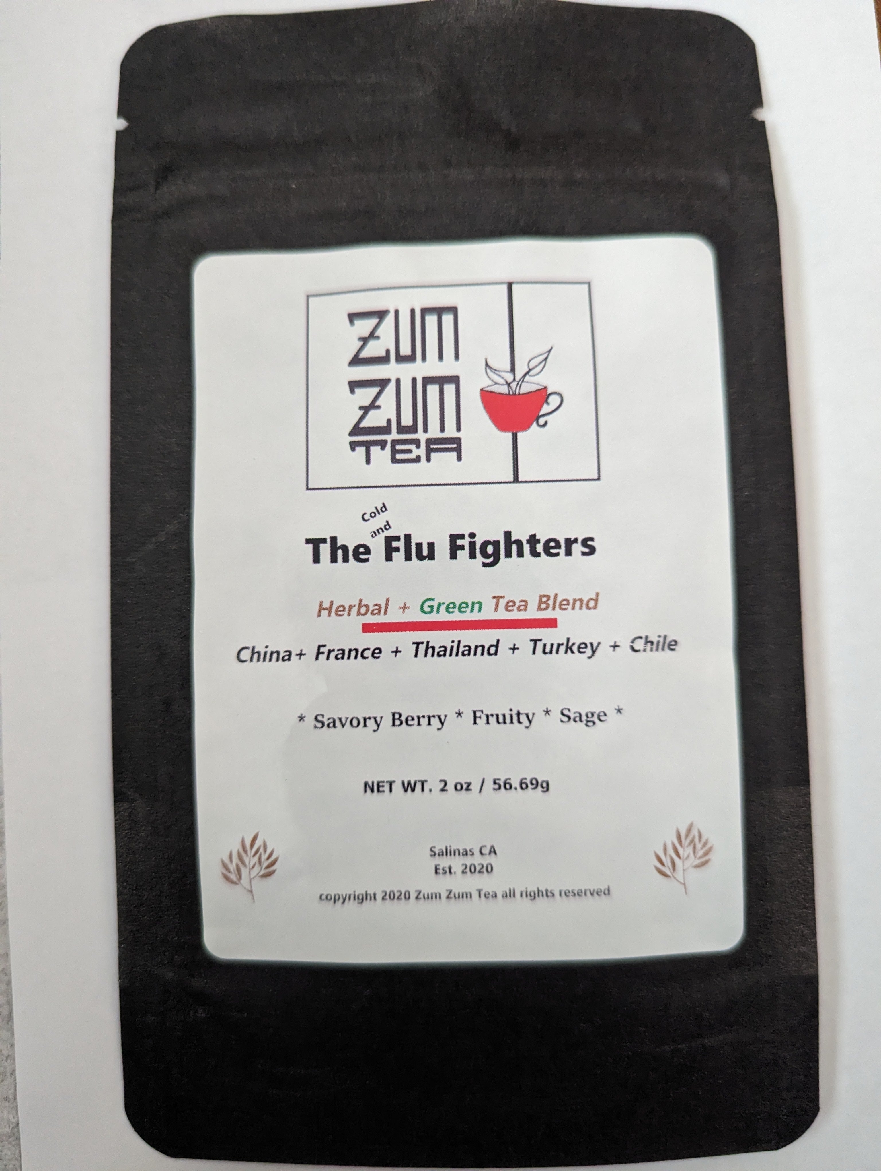 Zum Zum The (Cold &) Flu Fighters Herbal Tea