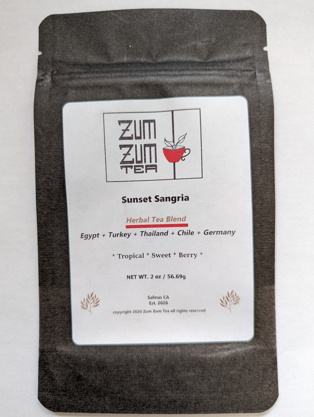 Zum Zum Sunset Sangria Herbal Tea