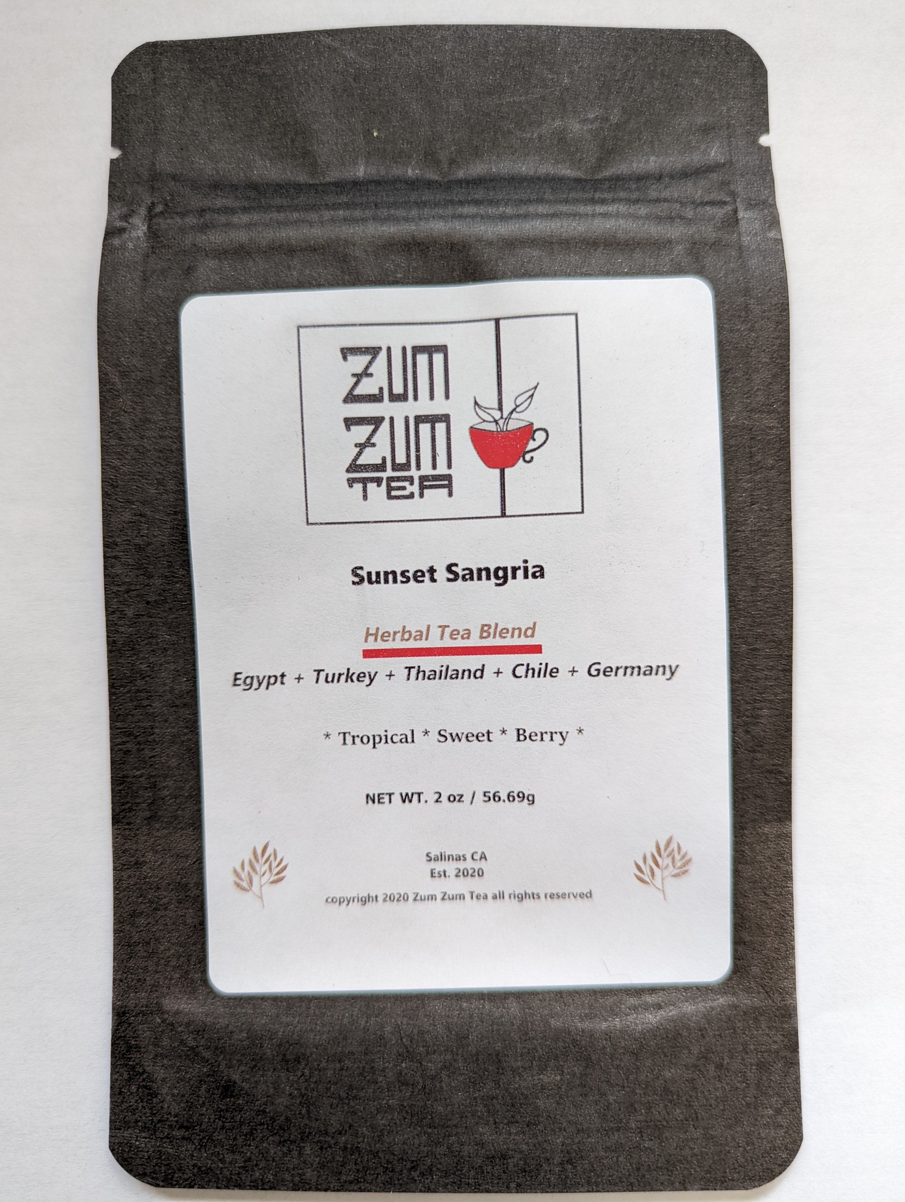 Zum Zum Sunset Sangria Herbal Tea