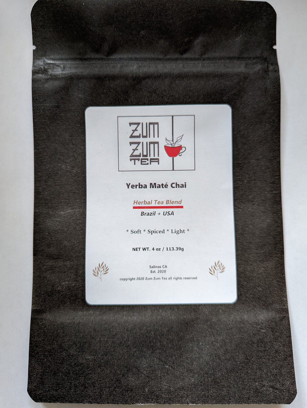 Zum Zum Yerba Mate Chai Tea
