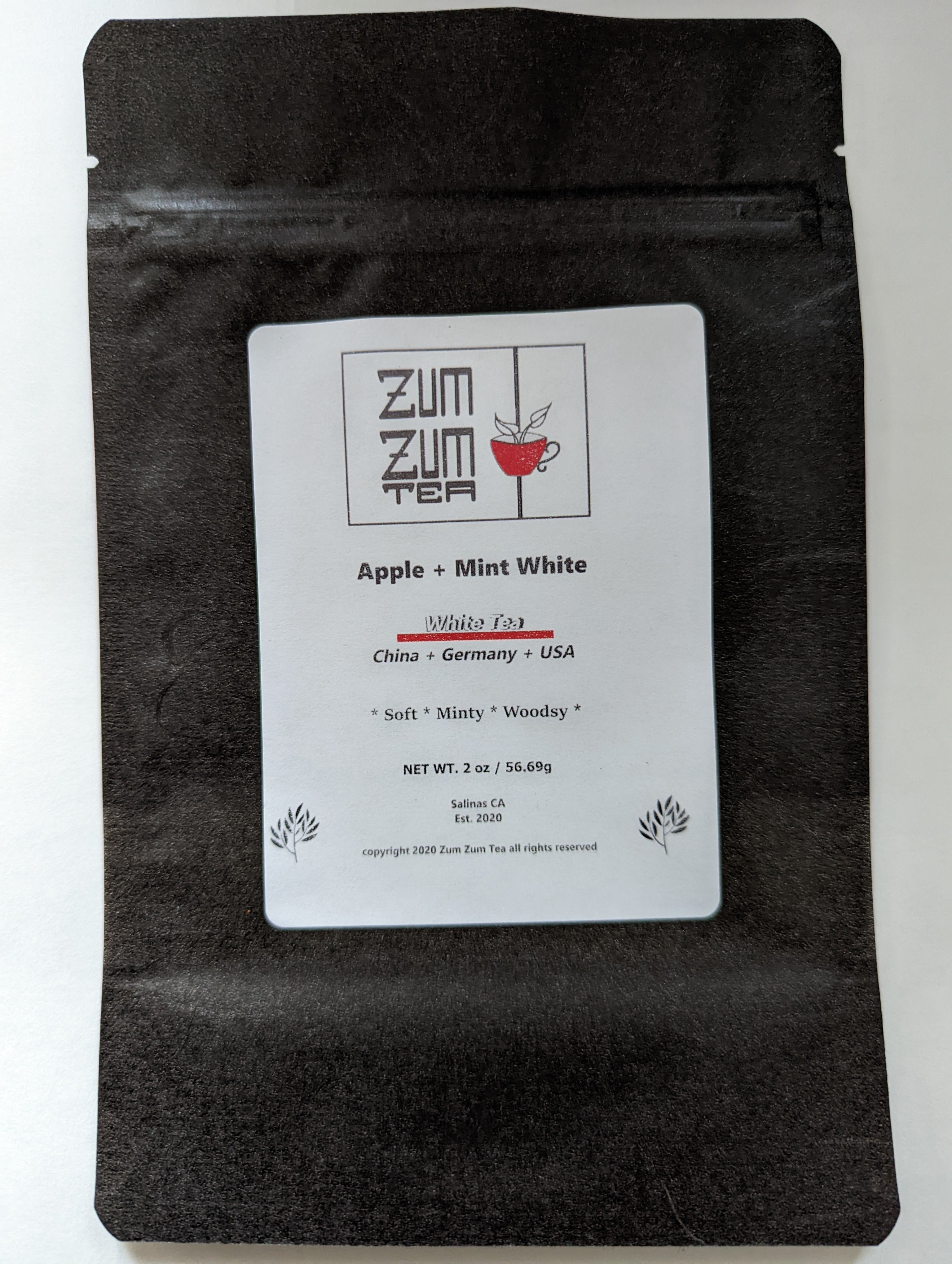 Zum Zum Apple + Mint White Tea