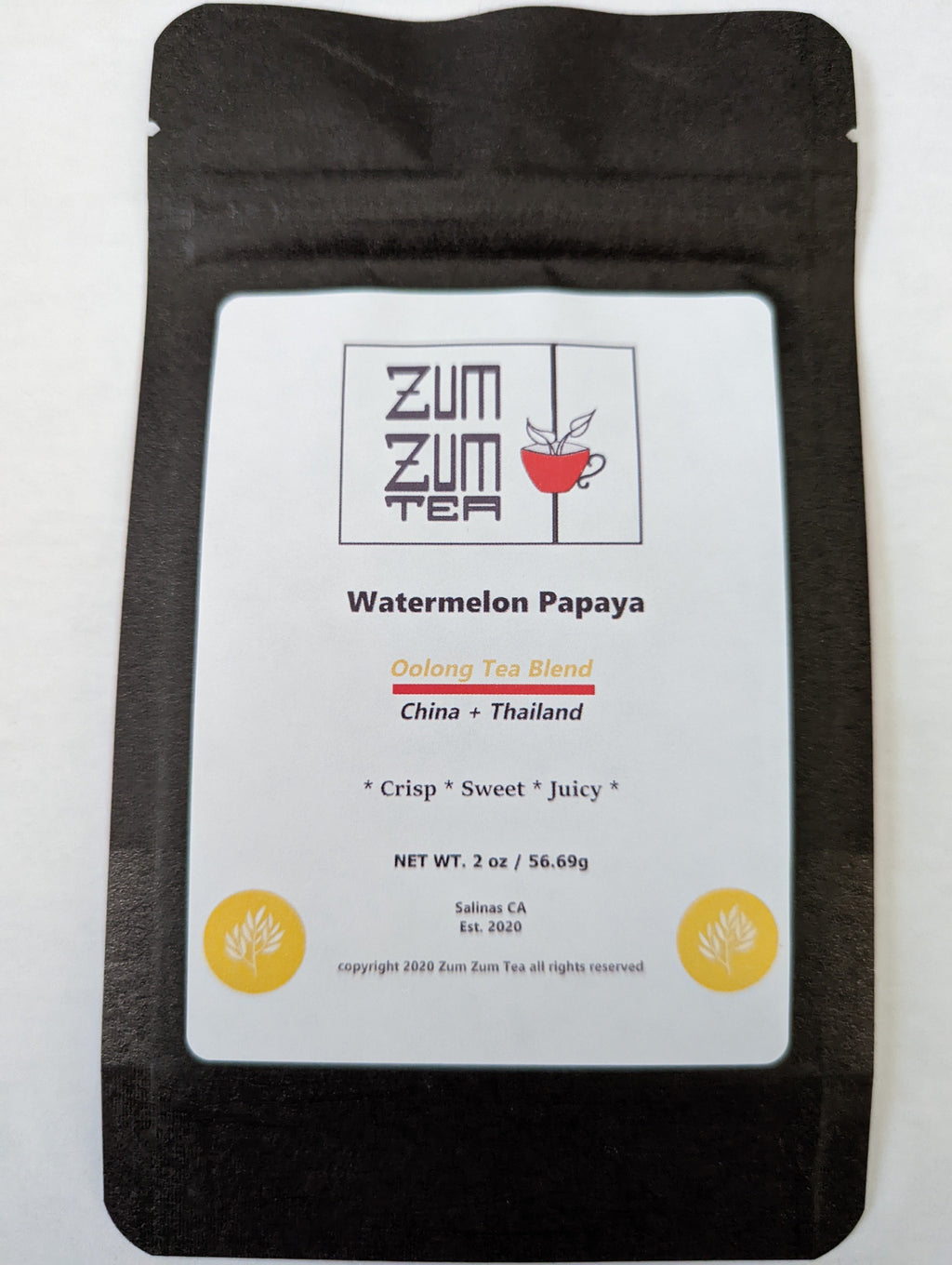Zum Zum Watermelon Papaya Oolong Tea