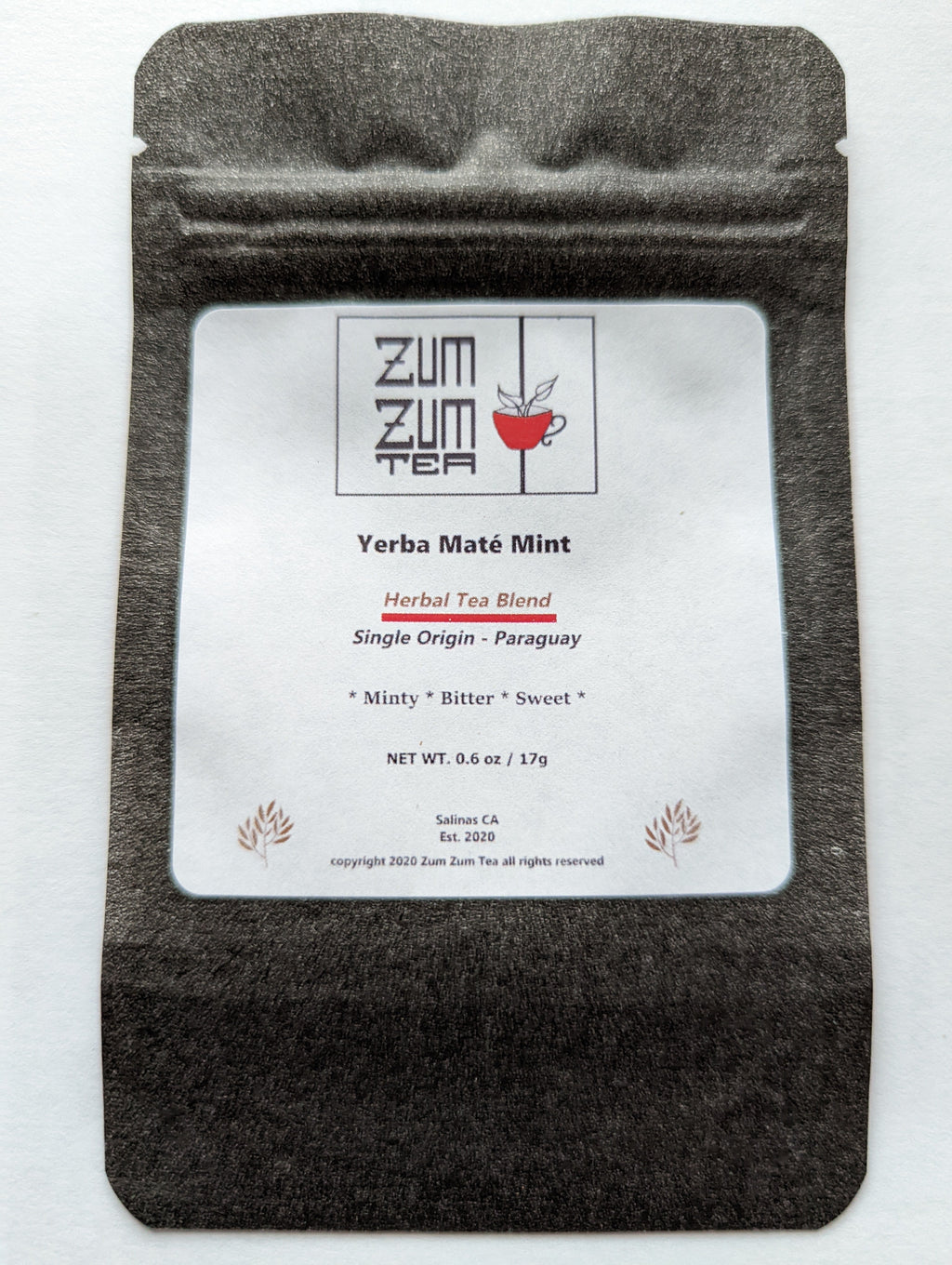 Zum Zum Yerba Mate Mint Tea