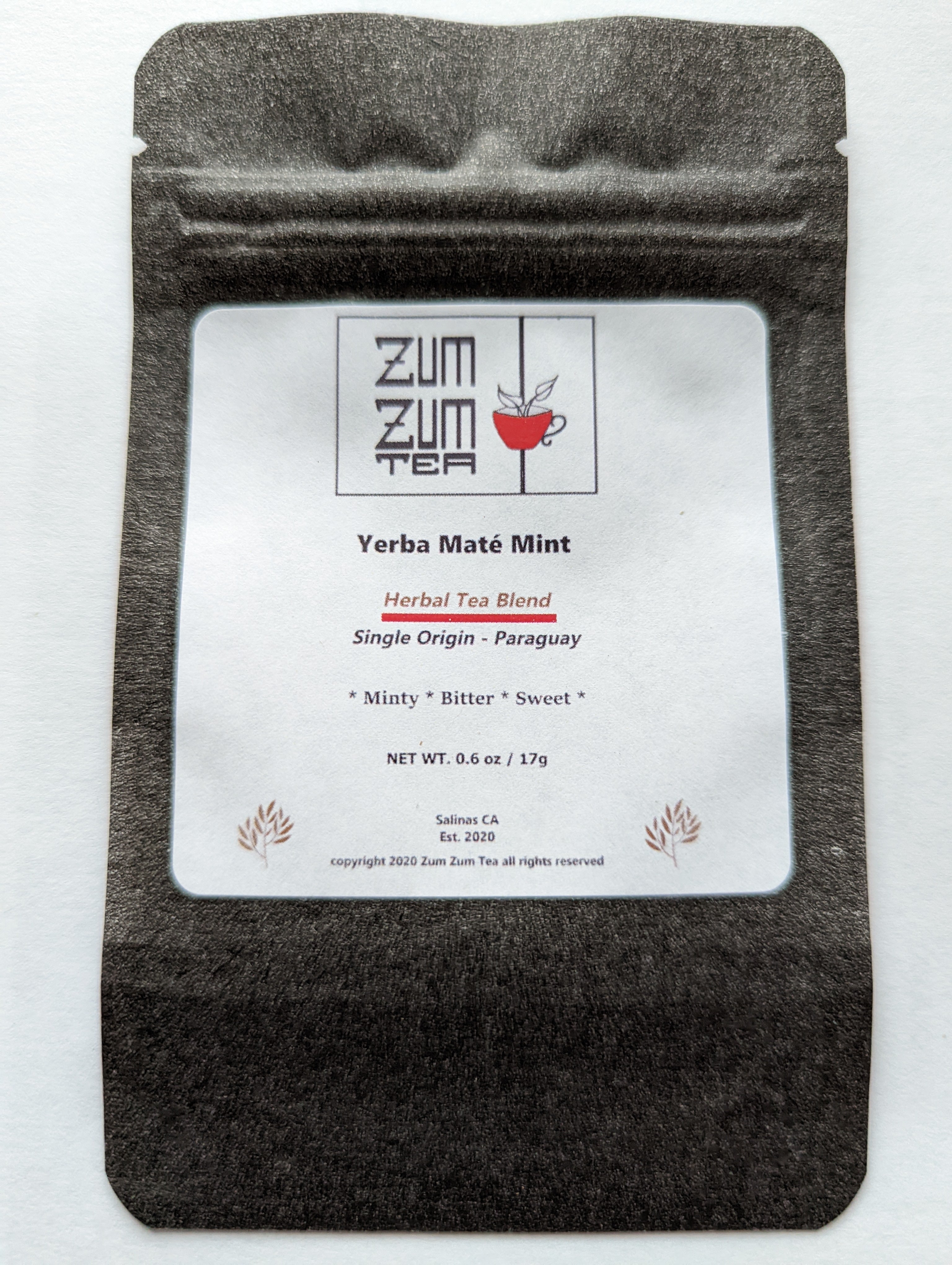 Zum Zum Yerba Mate Mint Tea