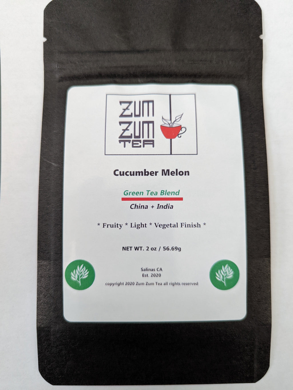 Zum Zum Cucumber Melon Green Tea