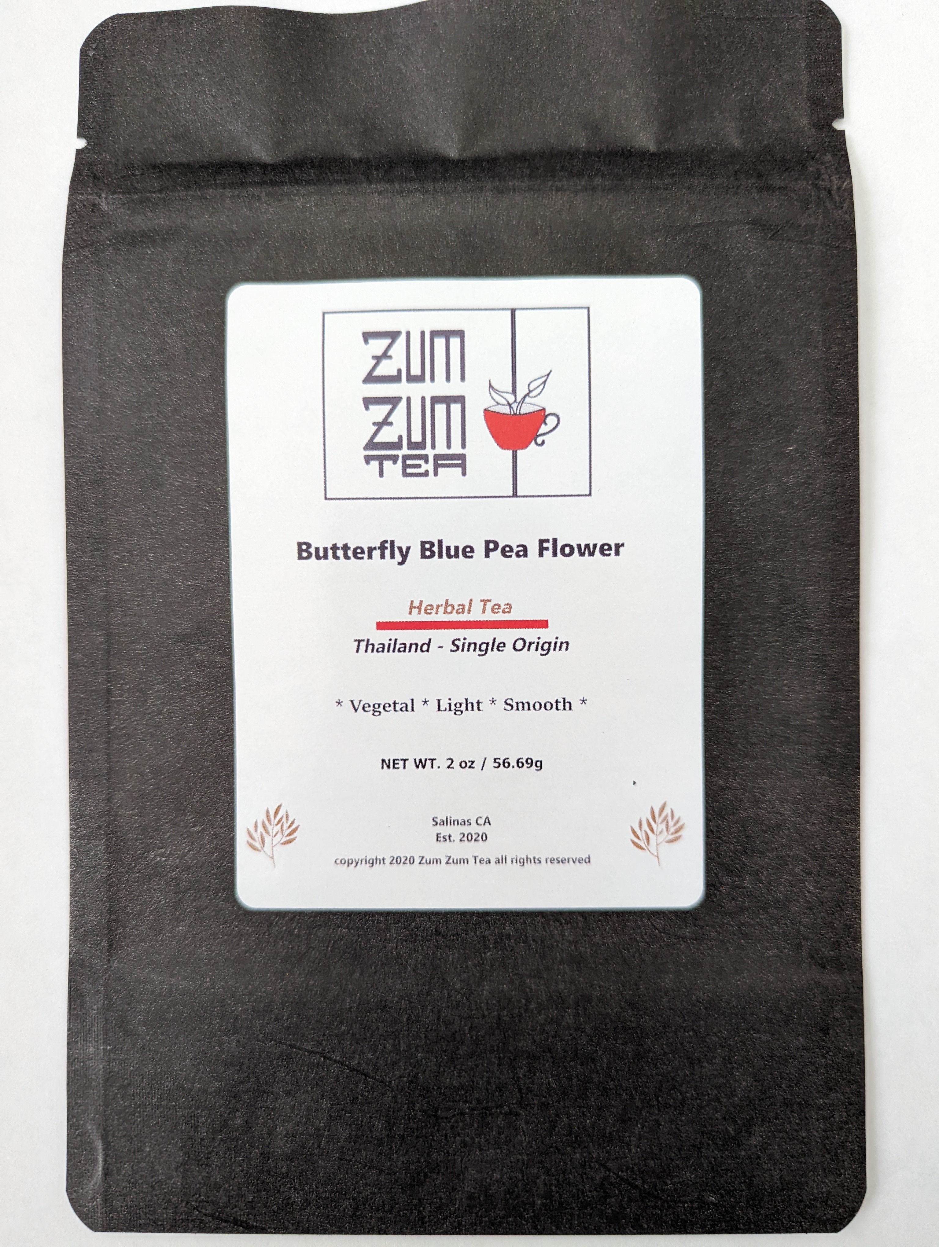 Zum Zum Butterfly Blue Pea Flower Tea