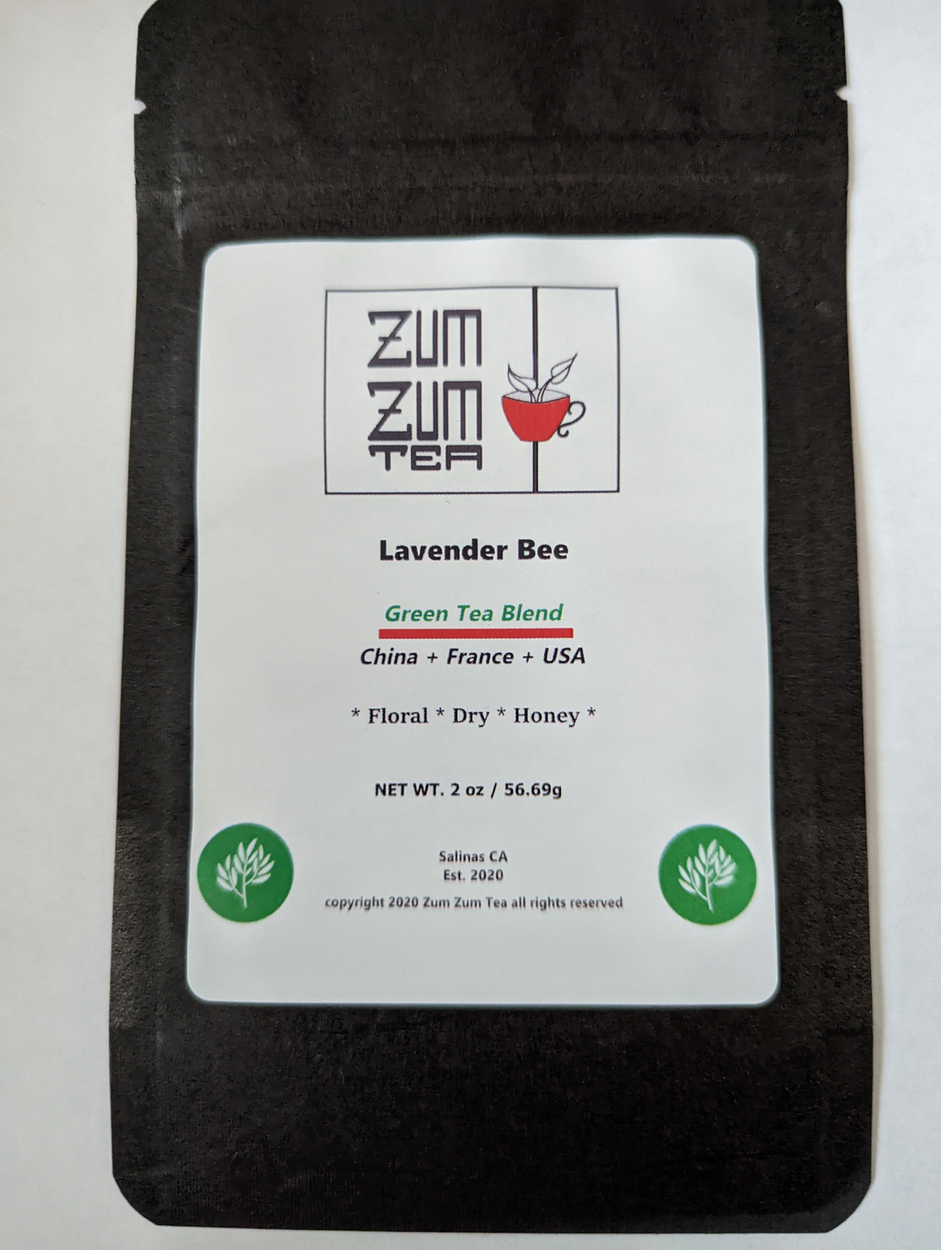 Zum Zum Lavender Bee Herbal Tea