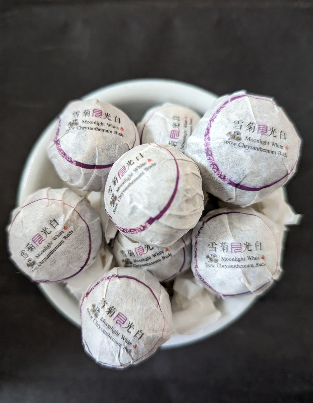 Zum Zum Moonlight Snow Chrysanthemum Dragon Balls White Tea