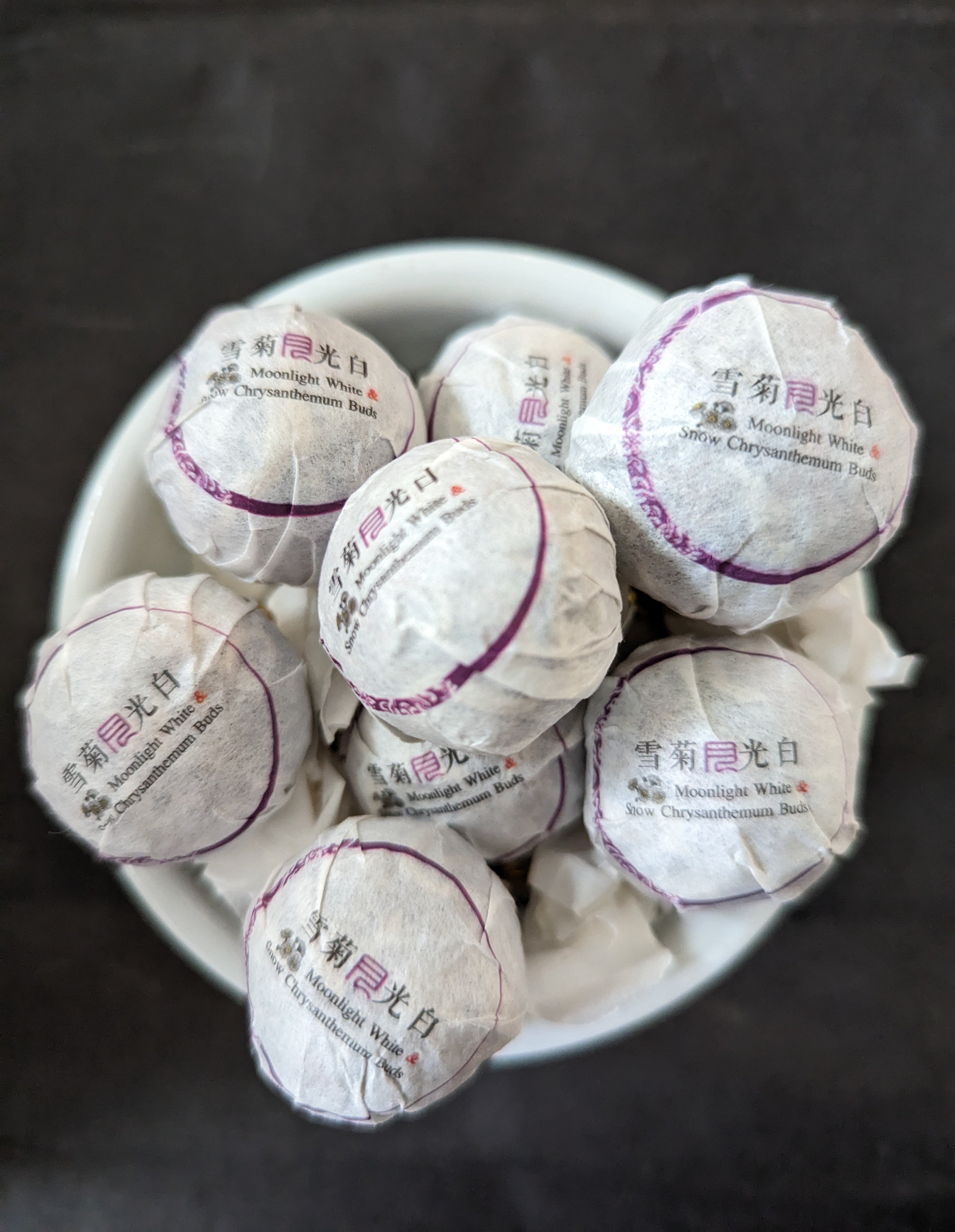 Zum Zum Moonlight Snow Chrysanthemum Dragon Balls White Tea