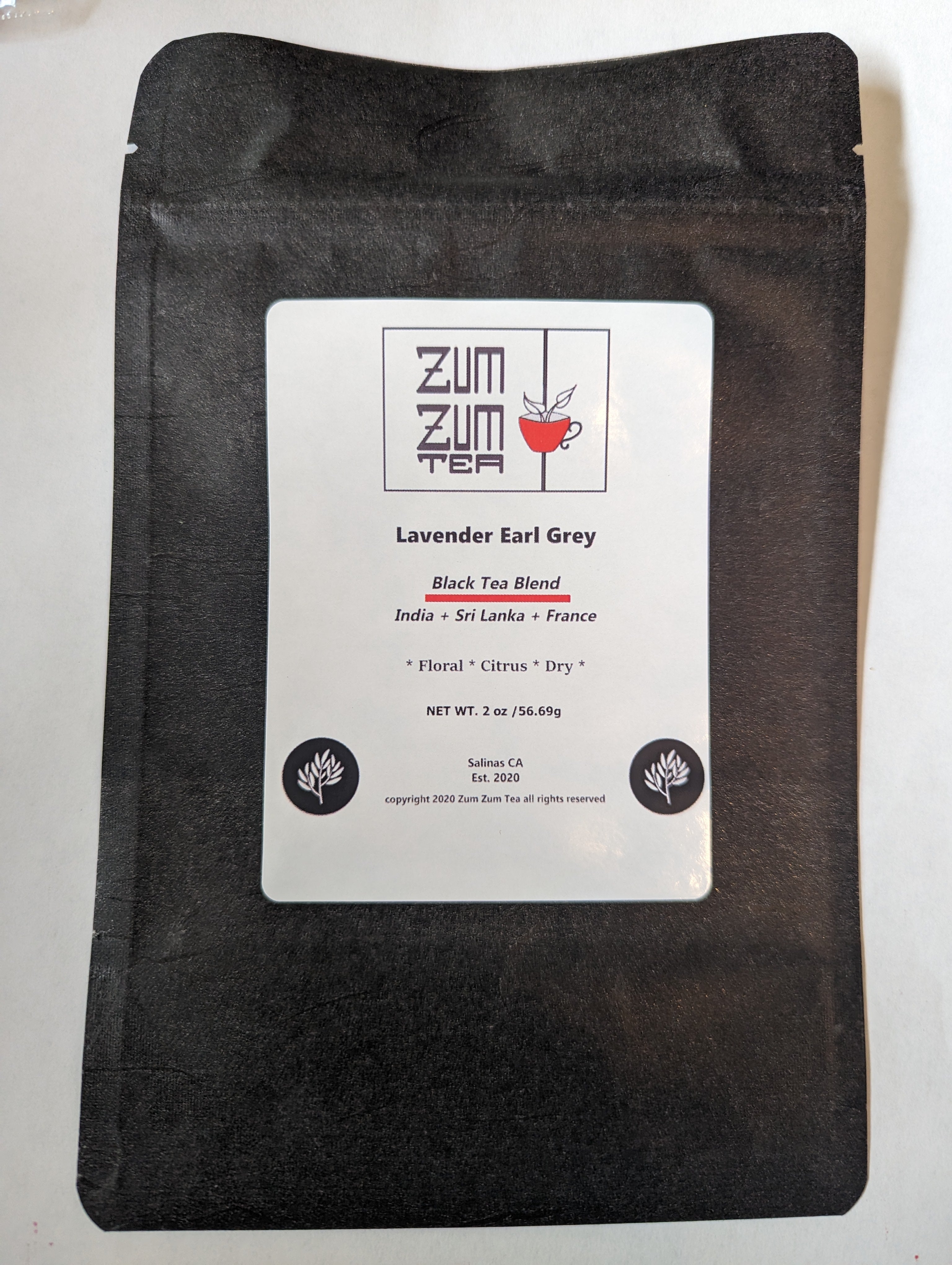 Zum Zum Lavender Earl Grey Black Tea