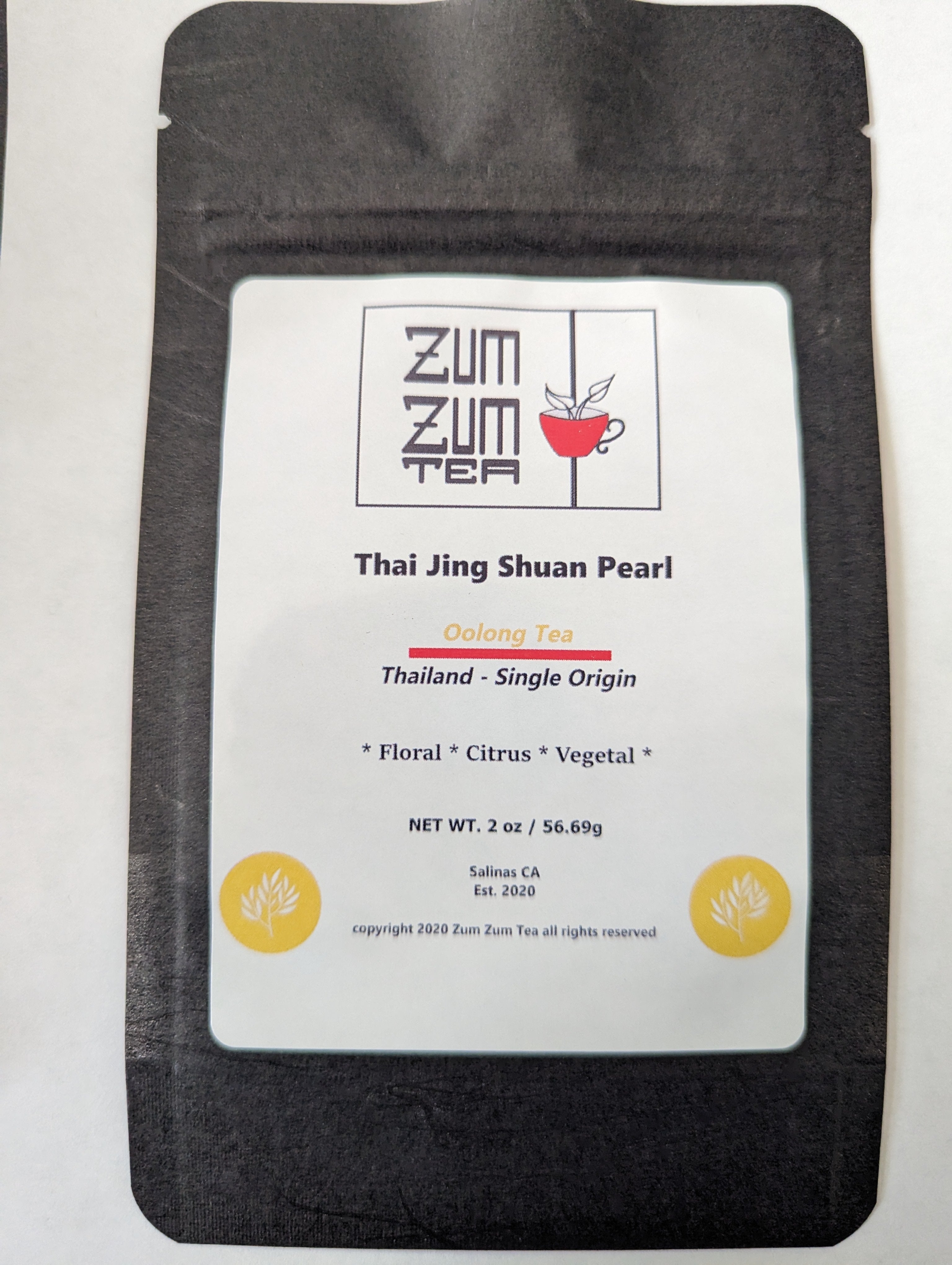 Zum Zum Thai Jing Shuan Pearl Oolong Tea