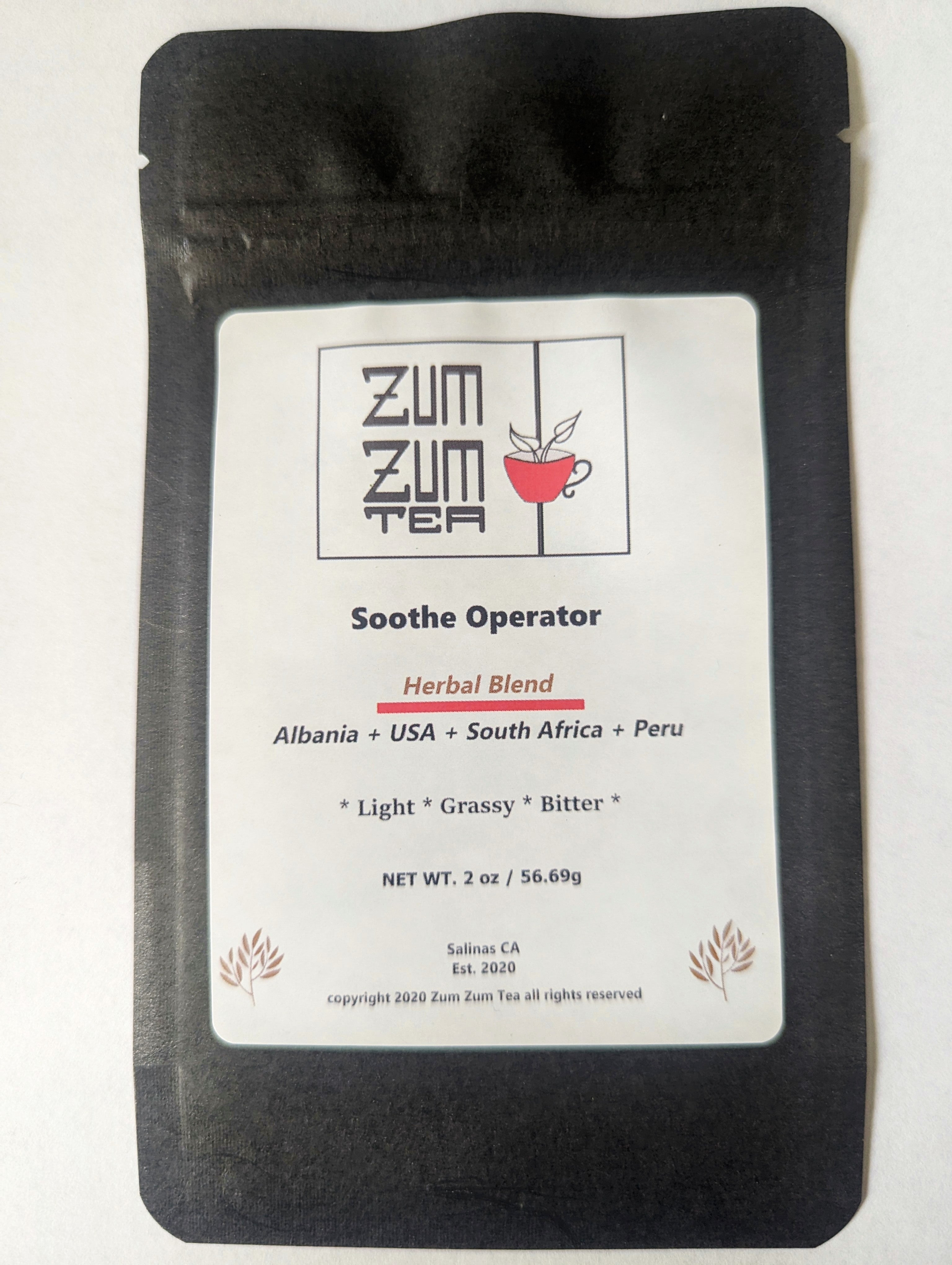 Zum Zum Soothe Operator Herbal Tea