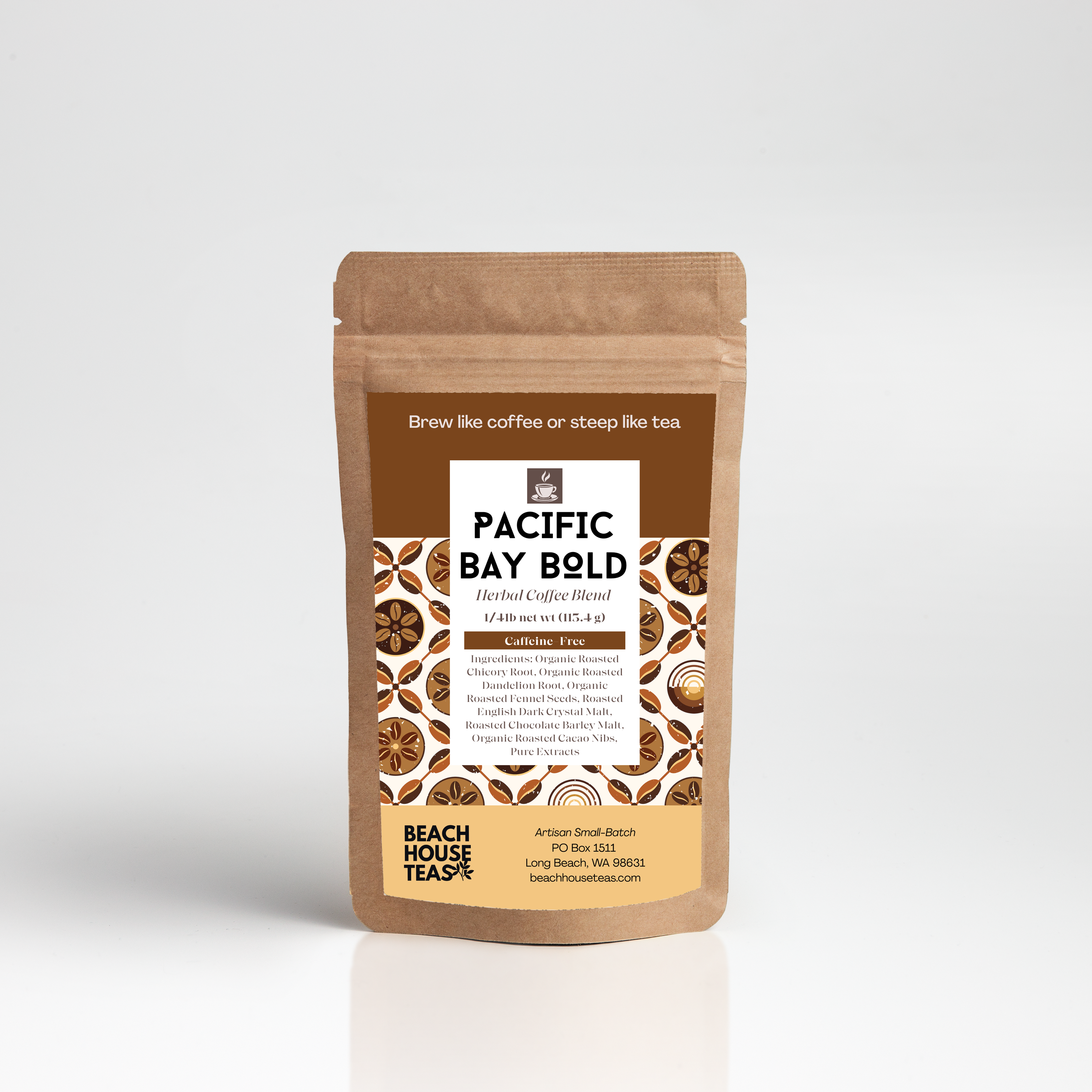 Beach House Pacific Bay Bold Herbal Coffee Tea
