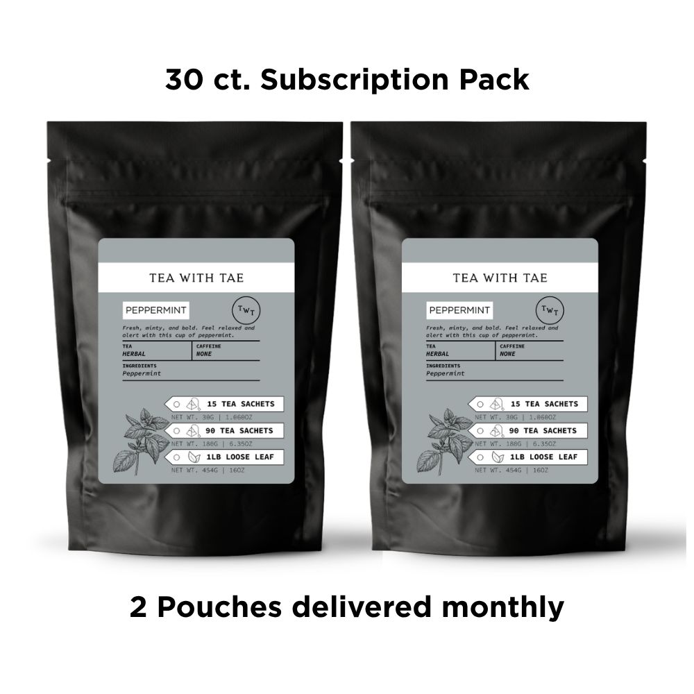 Tea with Tae Peppermint Pouch