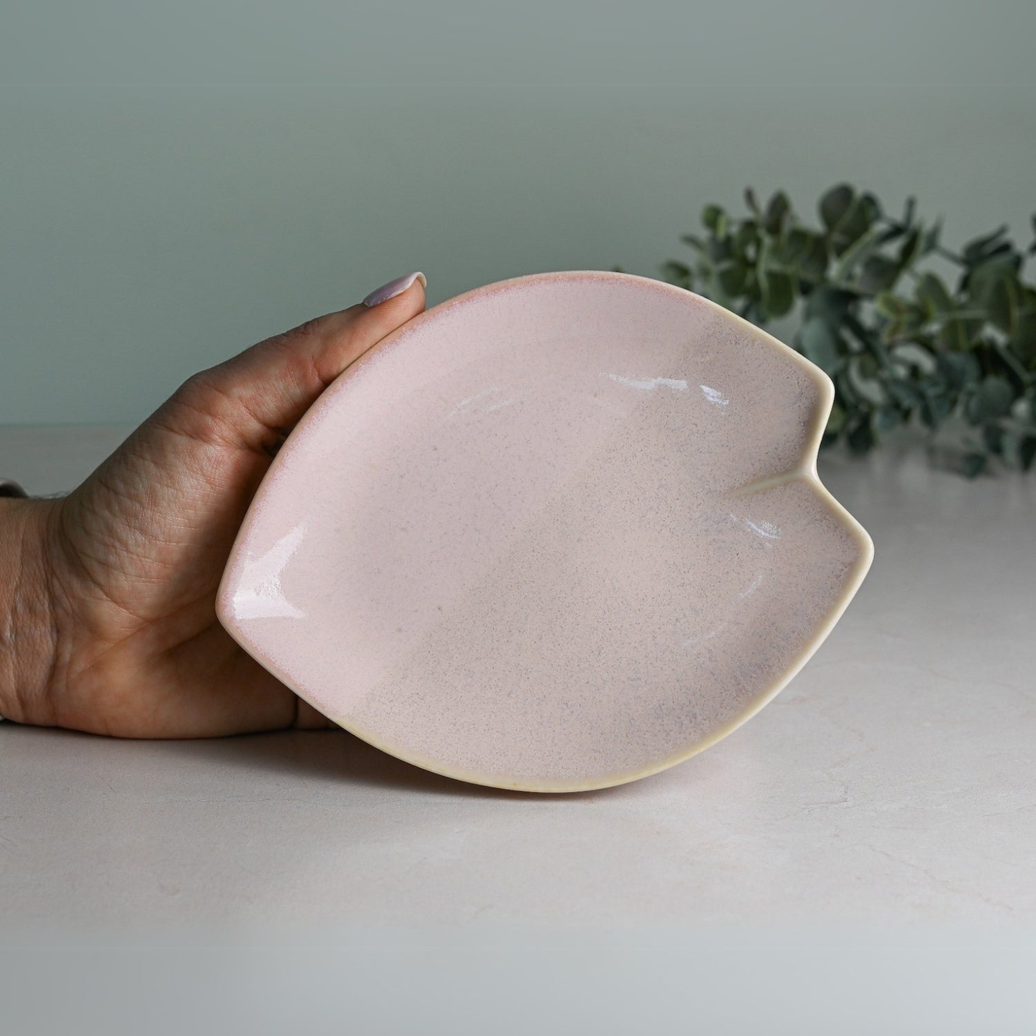 Aprika Life Pink LOVE Ceramic Tea Cup with Saucer