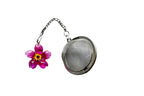 leafberri Pink Flower Tea Infuser Ball