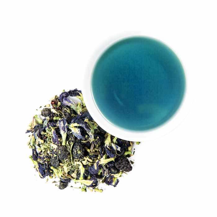 Piper and Leaf Piper Mint Blues Glass Jar of Loose Leaf Tea - 30 Servings