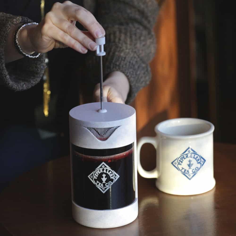 Boba Tea Kit from Piper and Leaf Tea Co., featuring components for making bubble tea, with a focus on brewing tools.