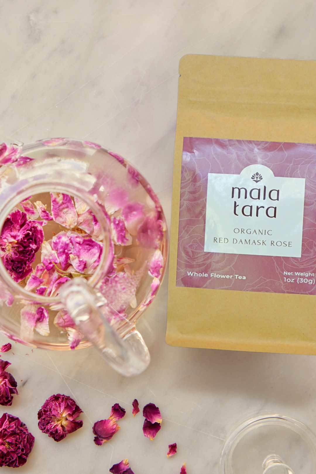 Mala Tara Daily Essential Glow Gift Basket Herbal Tea