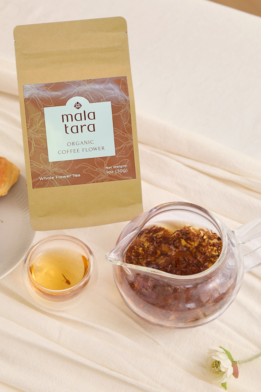 Mala Tara Daily Essential Glow Gift Basket Herbal Tea