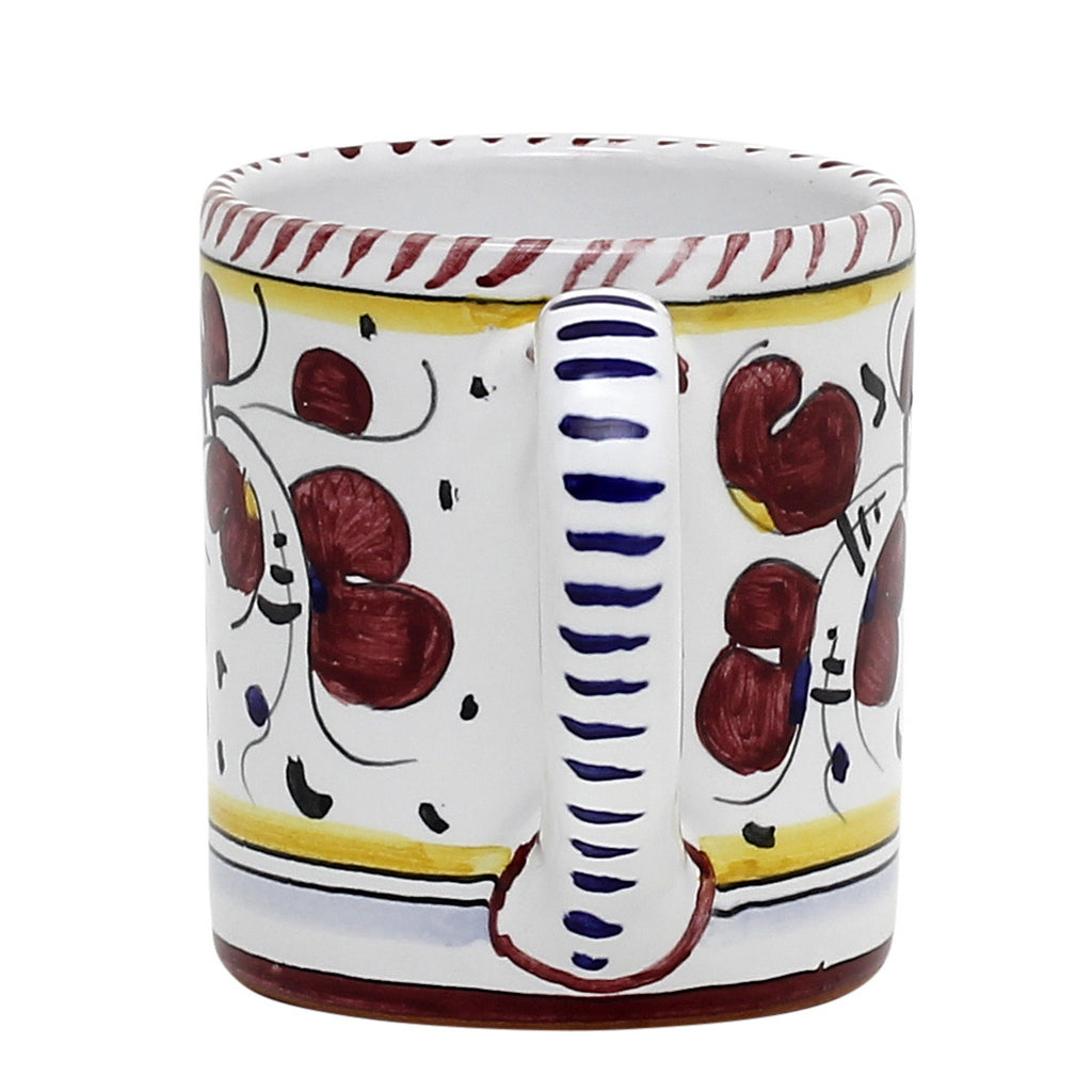 Deruta of Italy Orvieto Red Rooster: Mug (10 oz.)
