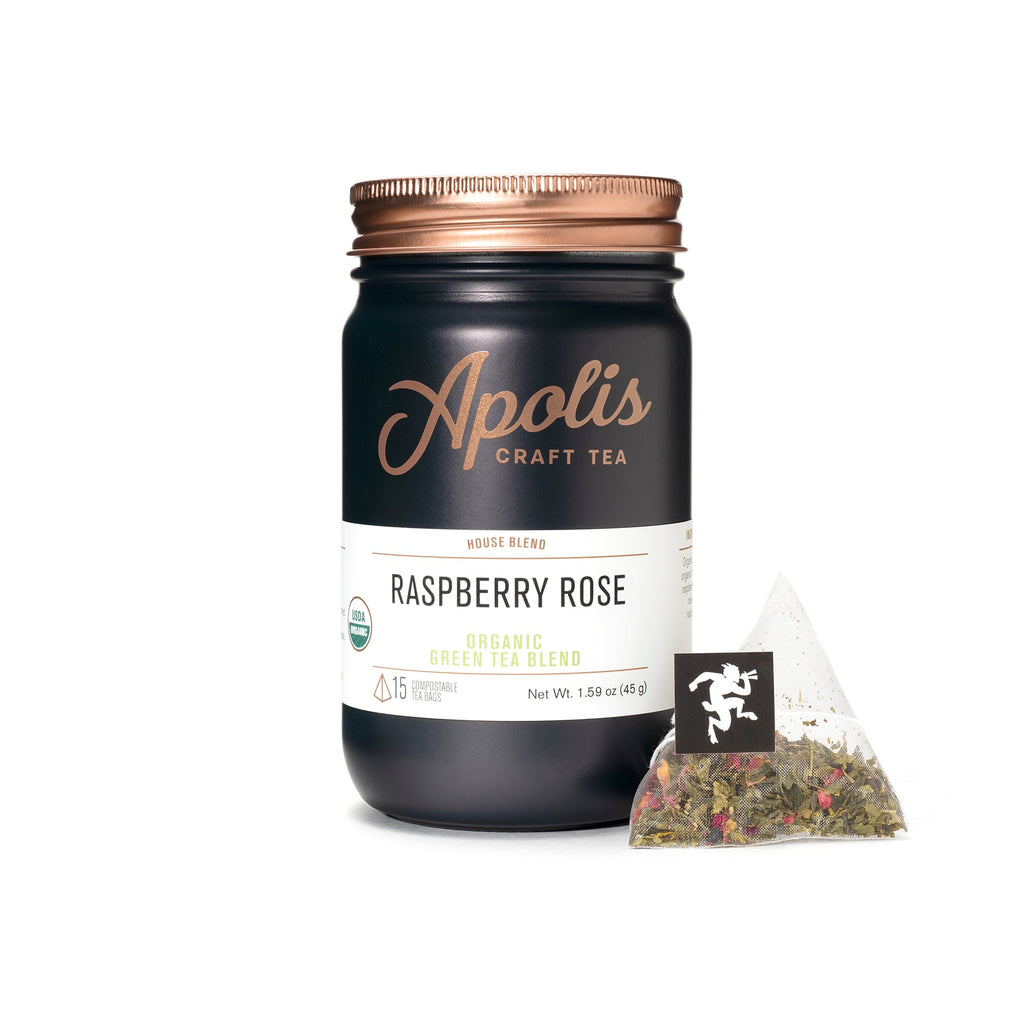 Apolis Raspberry Rose Tea Bags Green Tea